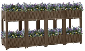 Fioriera Rialzata 160x40x71 Cm İn Polipropilene /