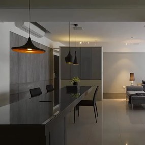 Lampada a sospensione MODERN E27/60W nero