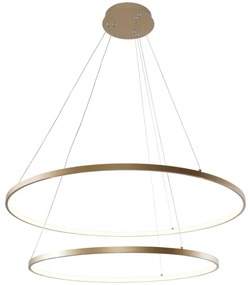 Zuma Line 2023200-GD - Lampadario LED a sospensione con filo BRENO LED/60W/230V 3000/4000/6000K