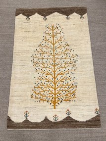 Gabbeh Tappeto 100 x 160 Beige (Iran) Annodato A Mano