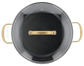 Pentola in alluminio con coperchio incluso/con superficie antiaderente adatta all'induzione 2,6 l – Holm