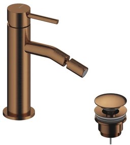 Rubinetto per bidet Loop SANYCCES oro rosa spazzolato lucido