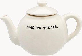 Teiera in ceramica dipinta a mano Here For The Tea, 1,5 L