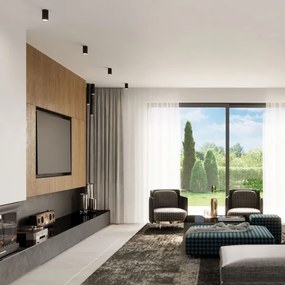 Sollux SL.1002 - Faretto LAGOS 1xGU10/10W/230V 40 cm nero