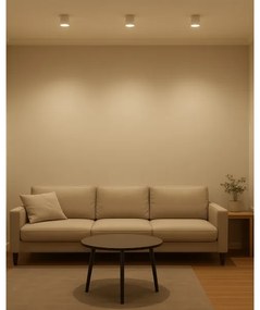 Faretto LED 5W/230V 3000/4000/6400K diam. 7,5 cm, bianco