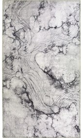 Tappeto lavabile grigio chiaro 150x80 cm - Vitaus