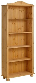 Libreria color legno naturale in legno di pino 70x181 cm Ella - Støraa