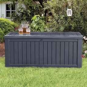 Contenitore Da Giardino Rockwood 570 L Antracite /