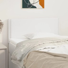 Testiera Bianca 80x5x78/88 Cm İn Similpelle /
