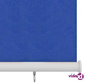 vidaXL Tenda a Rullo per Esterni 100x230 cm Blu HDPE