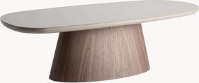 Tavolino rotondo da salotto in legno Bionaz