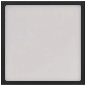 Plafoniera LED LED/21W/230V 3000/3500/4000K 22,5x22,5 cm nera