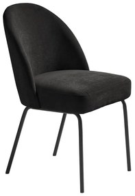 Sedia da pranzo nera Creston - Unique Furniture