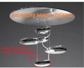 Artemide mercury  mini sasso elettrificato di ricambio per versione alogena