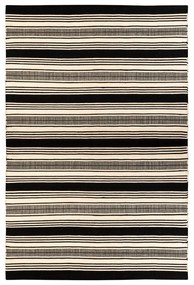 Tappeto per esterni bifacciale bianco e nero in plastica riciclata , 160 x 230 cm Zambezi - Green Decore