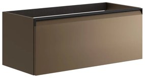 Mobile da bagno sotto lavabo Fusion giallo L 99.5 x H 40 x P 45.5 cm 1 cassetto, lavabo non incluso