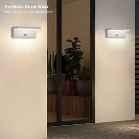 Brilagi - LED applique da esterno con sensore TESSI LED/10W/230V bianco IP54