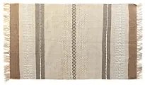 Tappeto DKD Home Decor Marrone Poliestere Cotone (117 x 198 x 0,7 cm)