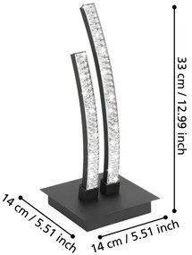 Eglo 99804 - Lampada da tavolo a LED LEJIAS LED/8W/230V