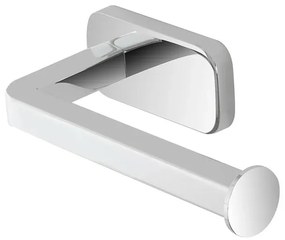 Porta rotolo wc a muro in acciaio inox con doppio fissaggio