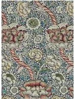 Morris & Co Carta da parati Wandle - Indigo/ Madder