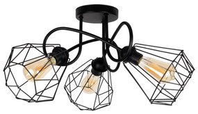 Lampadario a plafone DIAMENT 3xE27/60W/230V