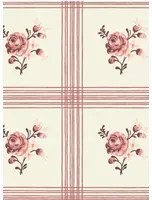 Långelid / von Brömssen Tapete Rose - Faded Red