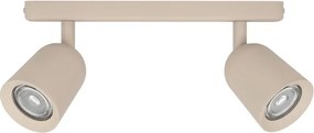 Eglo 902344 - Faretto CAMALDOLI 2xGU10/10W/230V beige