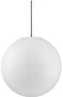 Sospensione Moderna Sole Alluminio Bianco 1 Luce E27 D40Cm