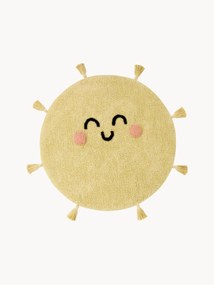 Tappeto per bambini tessuto a mano con nappe You're My Sunshine, lavabile