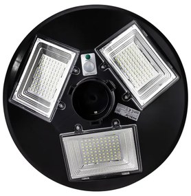 Lampada stradale solare LED con sensore LED/15W/6V 6500K IP65 nero + +TC