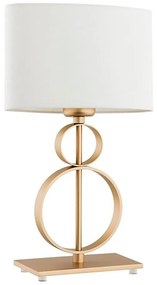 Argon 8310 - Lampada da tavolo PERSEO 1xE27/15W/230V 42 cm crema/oro