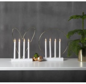 Eglo 410979 - Candeliere di Natale GLOSSY 4xE10/3W/230V bianco