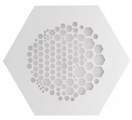 Lampada plafoniera LED 17W 3000K - moderno ALVEARE 35x5 cm