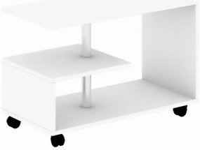 Tavolino KARANFIL 52,5x80 cm bianco