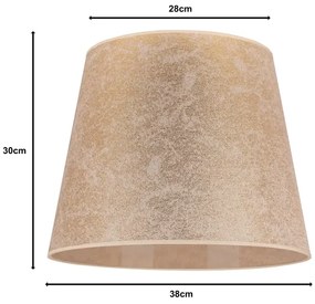 Duolla - Paralume per lampadario CLASSIC L E27 diametro 38 cm oro