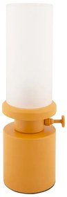 Lampada da tavolo dimmerabile a LED gialla con paralume in metallo/con paralume in vetro (altezza 29,5 cm) Camp - Leitmotiv