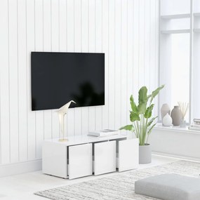 Mobile tv bianco 80x34x30 cm in truciolato