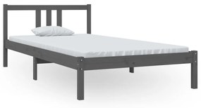 Giroletto grigio in legno massello 100x200 cm