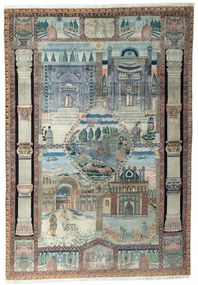 Tabriz Tappeto 290x200 (Iran) Annodato A Mano