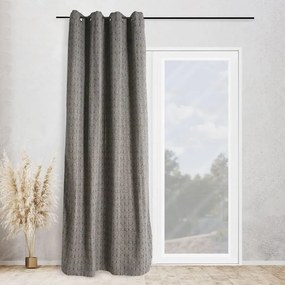 Tenda Courchevel grigio scuro, fettuccia 27x35 cm