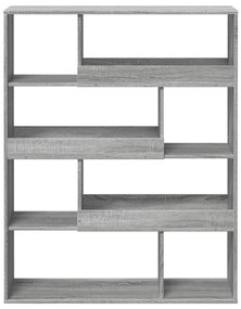 Divisorio stanza grigio sonoma 100x33x125,5 cm in truciolato