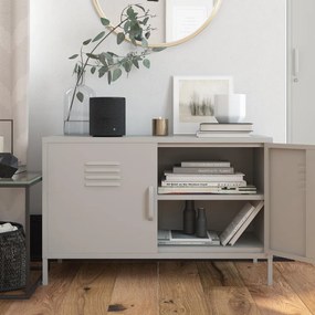 Mobiletto color crema in metallo 100x64 cm Bradford - Støraa