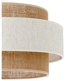 Plafoniera BOHO 1xE27/60W/230V Ø 40 cm crema/iuta