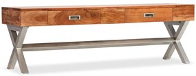 Mobile Tv Con Cassetti İn Massello Acacia 140 Cm /
