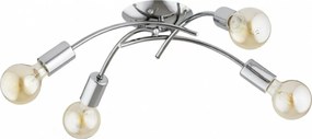 Lampadario a soffitto TORIZO 4xE27/15W/230V cromo lucido