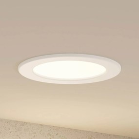 Prios Lampada a incasso a LED Cadance, bianca, 17 cm, dimmerabile