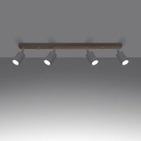 Sollux SL.1289 - Faretto VERDO 4xGU10/10W/230V bianco