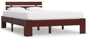 Giroletto Senza Materasso Marrone Scuro 120x200 Cm Legno Pino /