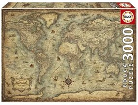 Puzzle Educa Mappa 3000 Pezzi